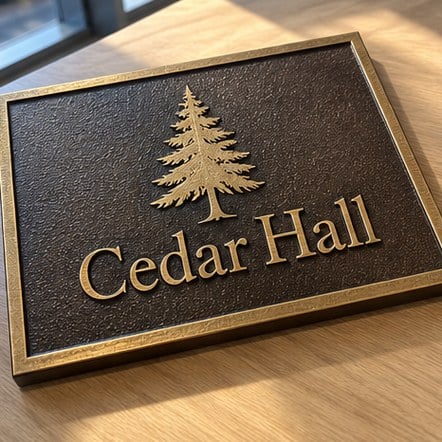Custom Cast Bronze Plaques